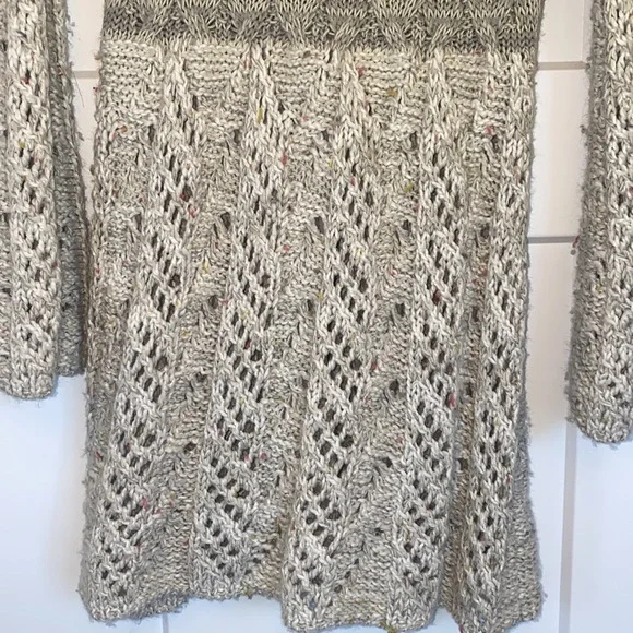 Anthropologie Guinevere Shawl Collar Knitted Cardigan - Picture 6 of 8